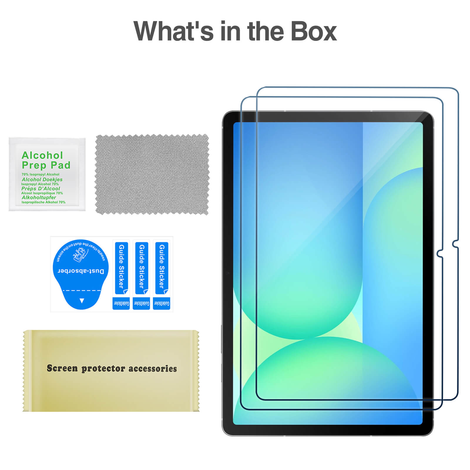 Hardness Tempered Glass Screen Film Guard for Tablet S10 FE+ (SM-X620/ X626/ X626B) 13.1 Inch