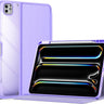 ProCase Smart Case for iPad Pro 11 Inch 2024 M4 with Pencil Holder Purple