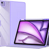 ProCase Transparent Back Folio Cover Case for iPad Air 13" Case M3/M2 & iPad Pro 12.9" 6th/5th/4th/3rd Gen Purple