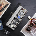 6 Slot PU Leather Watch Box for Men | ProCase