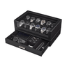 ProCase Watch Box for Men, 12 Slots Watch Display Holder,
Clear Acrylic Top, Large Capacity PU Leather Case with Drawer Organizer, Black