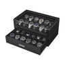 ProCase Watch Box for Men, 24 Slots Watch Display Holder,
Clear Acrylic Top, Large Capacity PU Leather Case with Drawer Organizer, Black