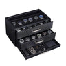 Pull-Out Watch Box & Accessories Organizer (12/14/24 Slots, 2/3-Layer) | ProCase
