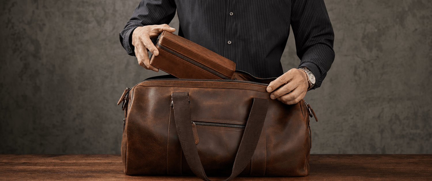 ProCase Single Watch Travel Case for Men, Portable Watch Holder