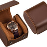 Watch Travel Case, 1 Slot PU Leather Watch Roll Box for Men, Portable Watch Holder Organizer, Gifts Ideas