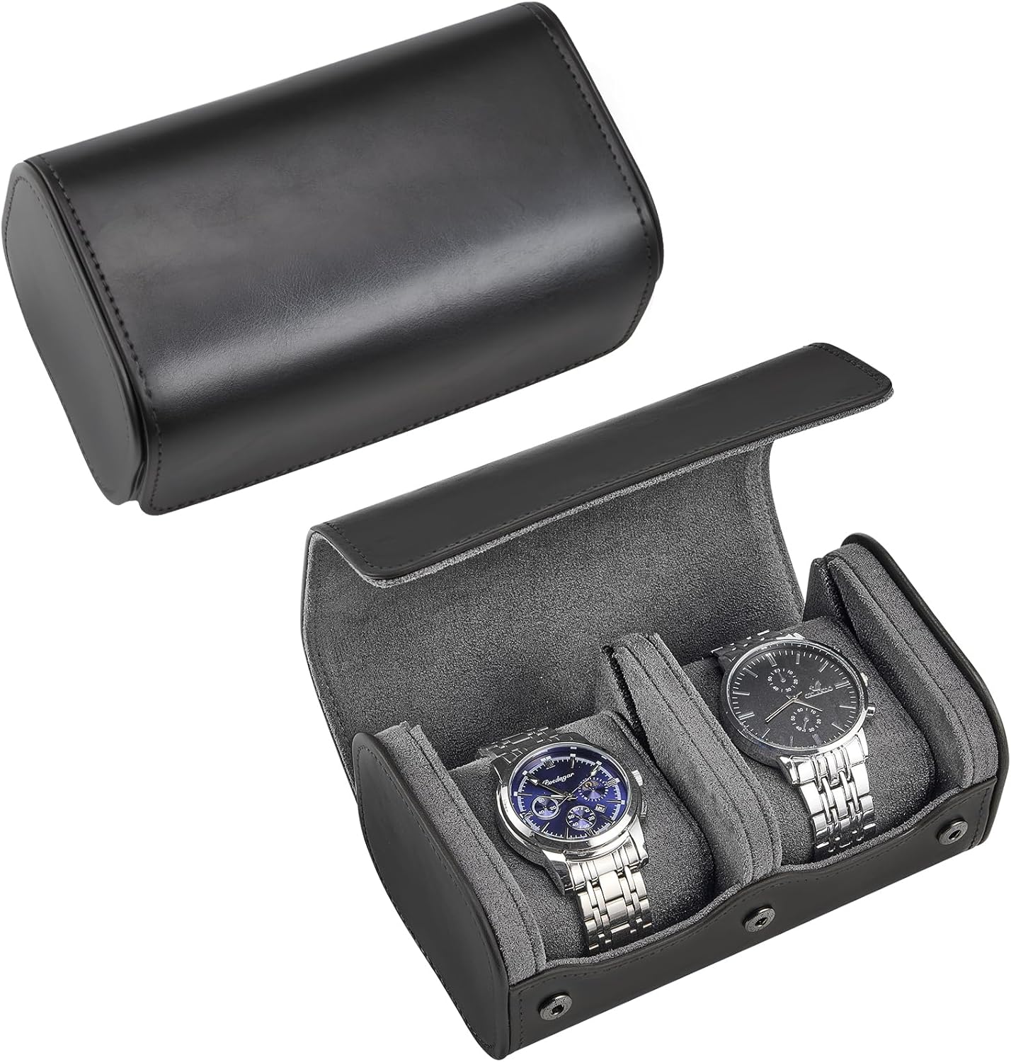 Portable PU Leather Watch Roll Box 1-2-3 Slot | ProCase – Procase