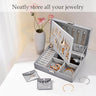 Jewelry Organizer Box with 8 Extra Pouches | ProCase