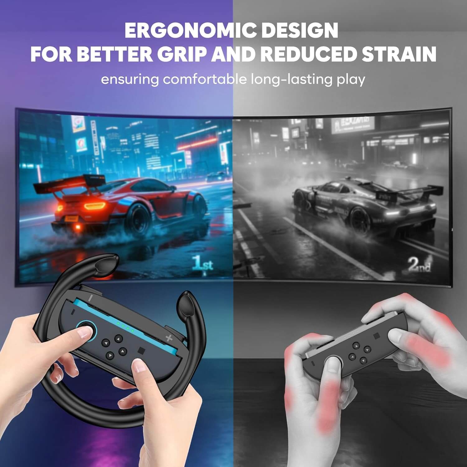 ProCase Steering Wheels for Nintendo Switch 2 Joy-Con