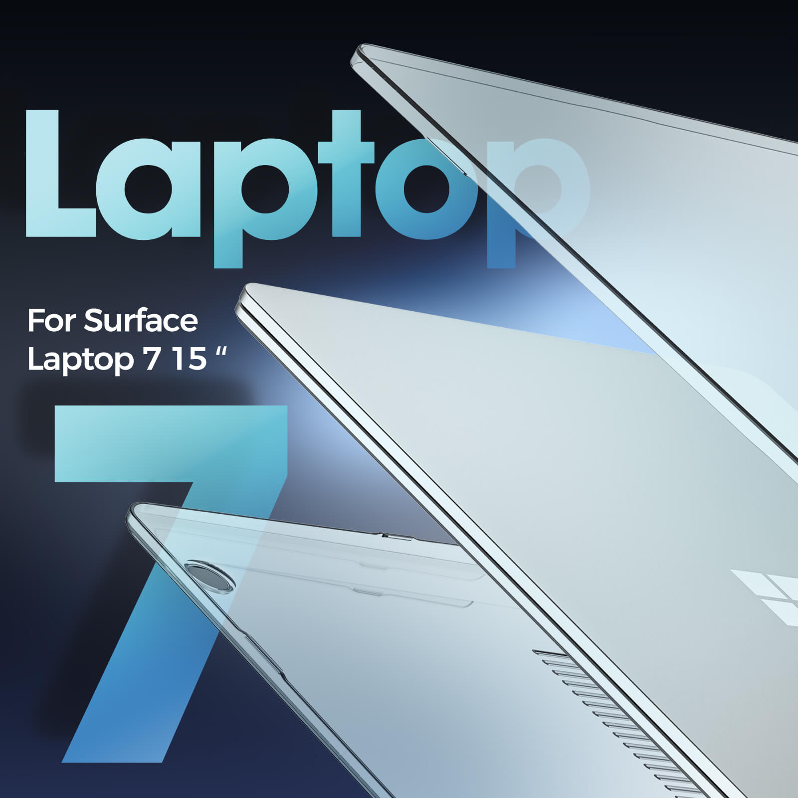 Protective Case for 15 Inch Microsoft Surface Laptop 7 2024