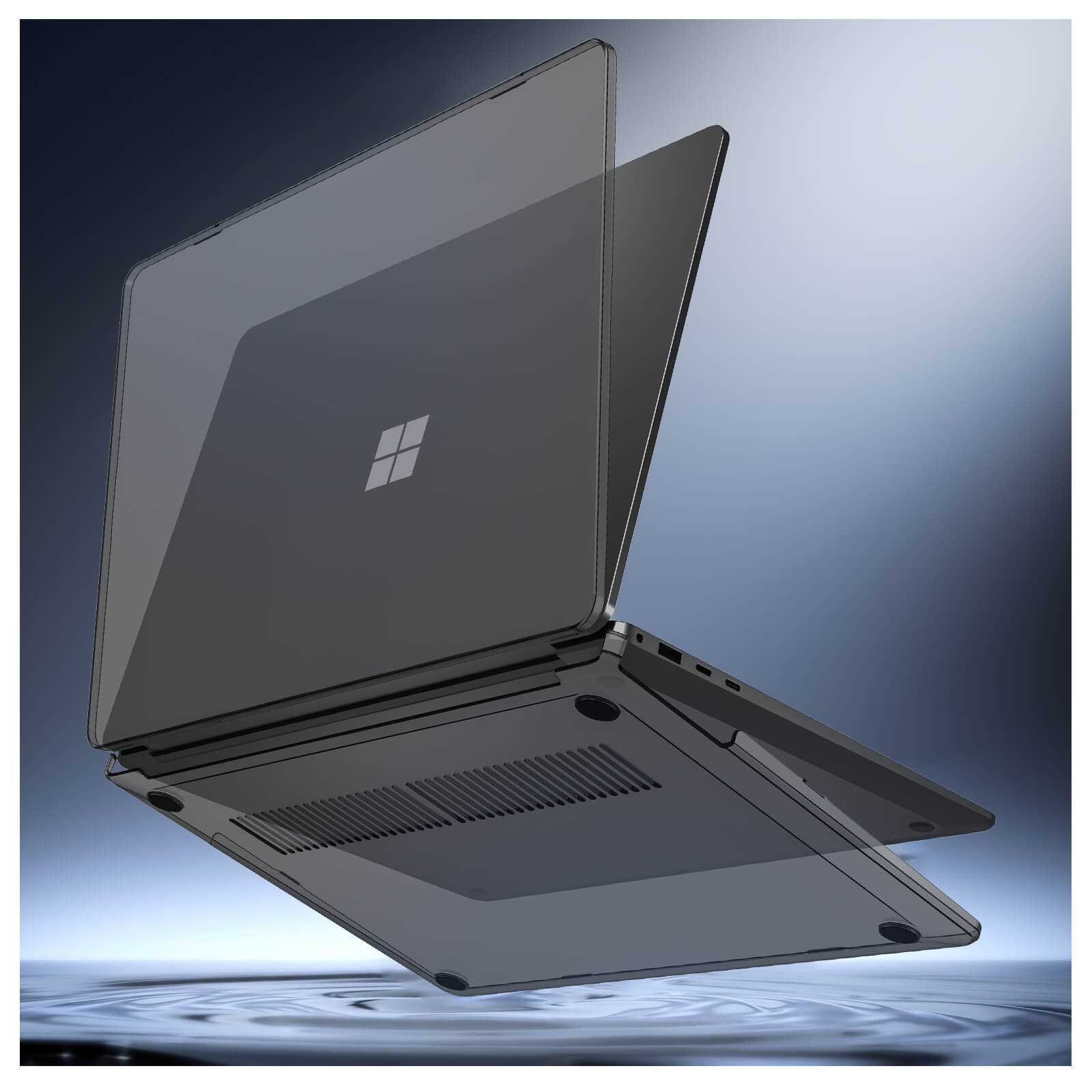 Protective Case for 15 Inch Microsoft Surface Laptop 7 2024 black