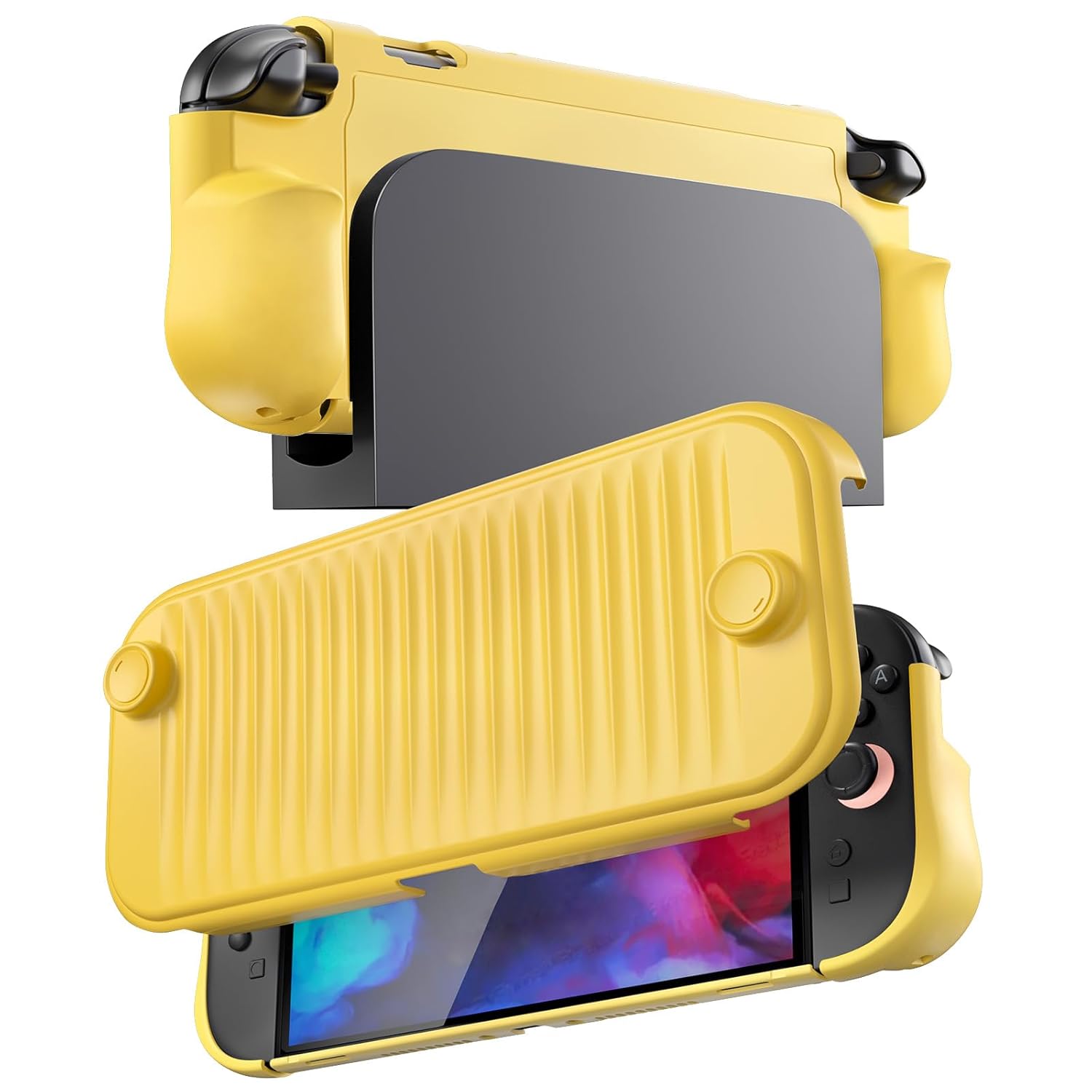 Dockable Grip Case for Switch 2, yellow