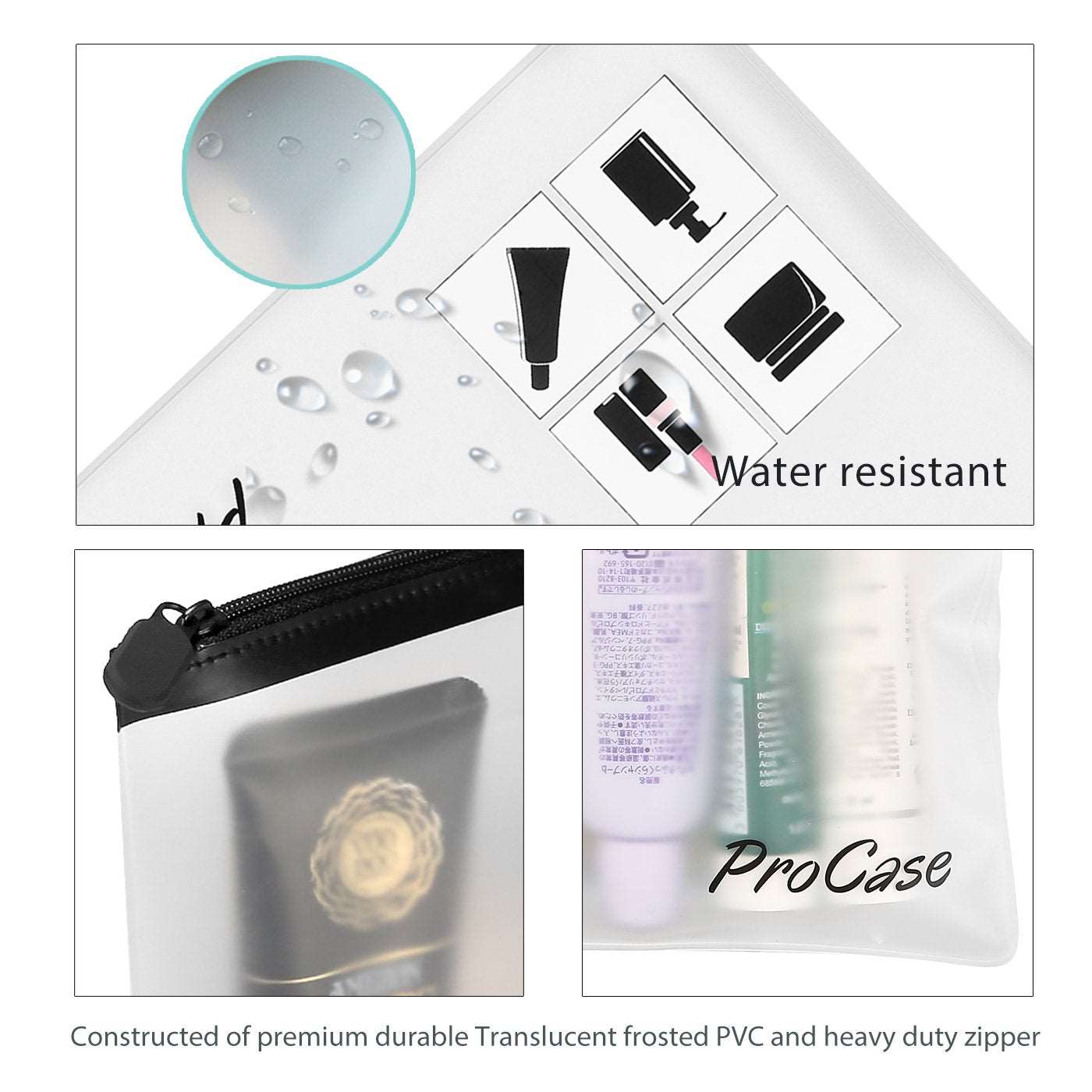 Travel Toiletry Makeup Pouch