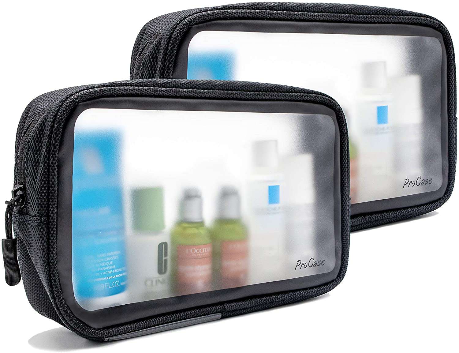 clear zippered travel toiletry bag Auseibeely for Women Men, Portable Large Makeup Bag, Waterproof & Draining Transparent Cosmetic Bag, Carry On Airport Airline Compliant Bag : Beauty & Personal Care Introducing the Clear Toiletry Bagyour solution to stress Clear Makeup Bags with Zipper