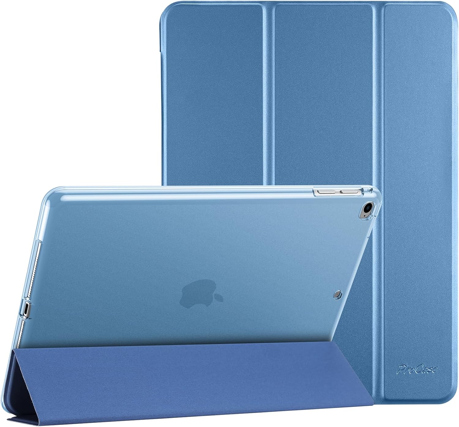 Smart Case for iPad 9.7 Inch iPad 6th/5th Generation, iPad Air 2/Air 1, Slim Soft TPU Stand Smart Cover for iPad 9.7 2018 2017 Model iPad Air 2 Air 1, blue