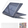 Clear Case for MacBook Neo 13 Inch 2026 with Keyboard Cover & 50 PCS Stickers