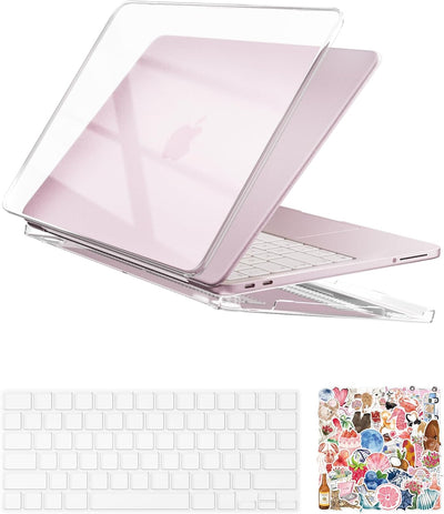 Clear Case for MacBook Neo 13 Inch 2026 with Keyboard Cover & 50 PCS Stickers