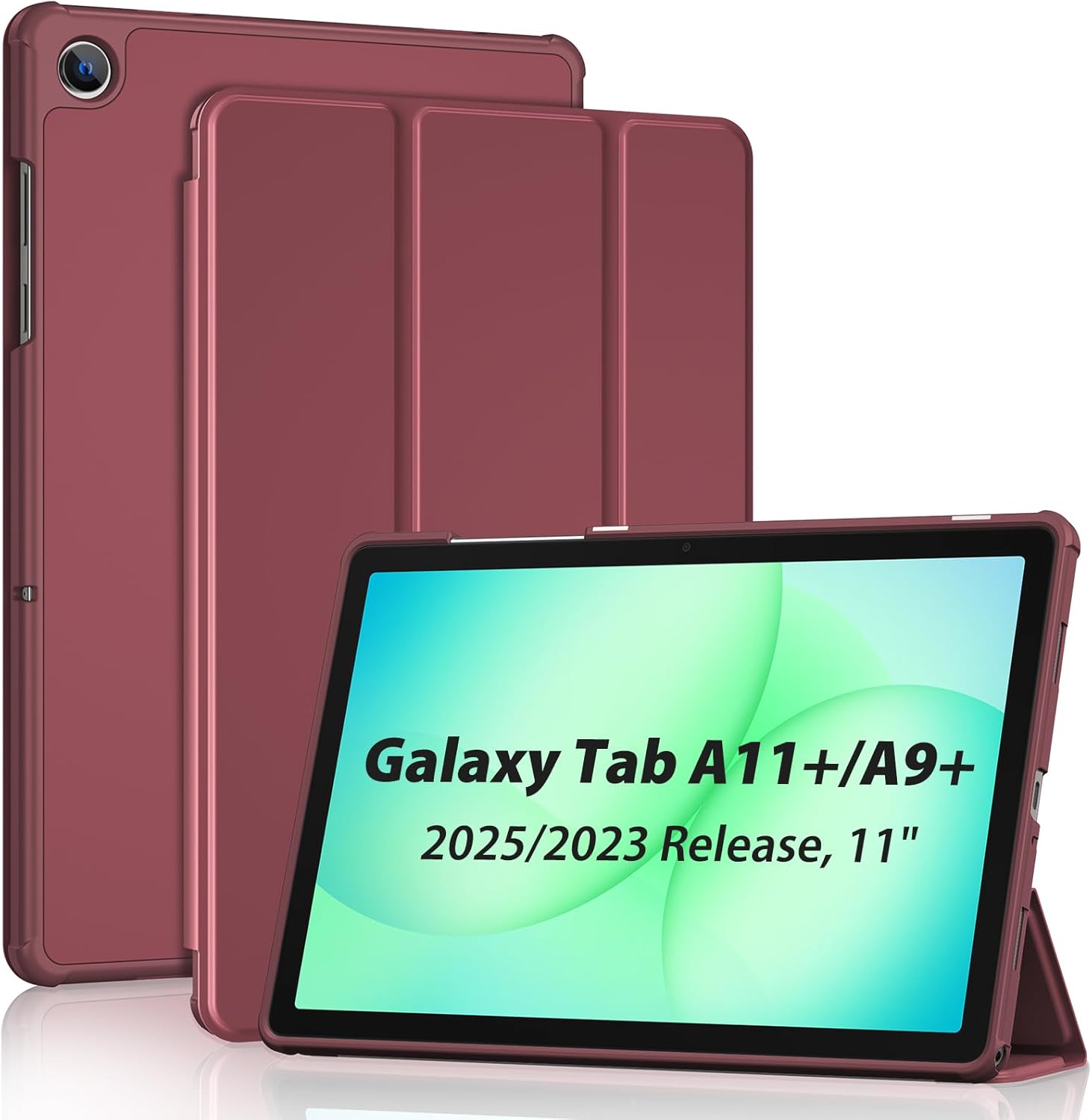 Galaxy Tab A11+ Plus/A9+ Plus 11 Inch Tablet Case with Soft TPU Back