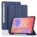 SamSung Galaxy Tab S10 Lite/S10 FE/S9 FE 10.9-Inch with S Pen Holder, Trifold Stand Folio Cover with Soft TPU Back for 10.9