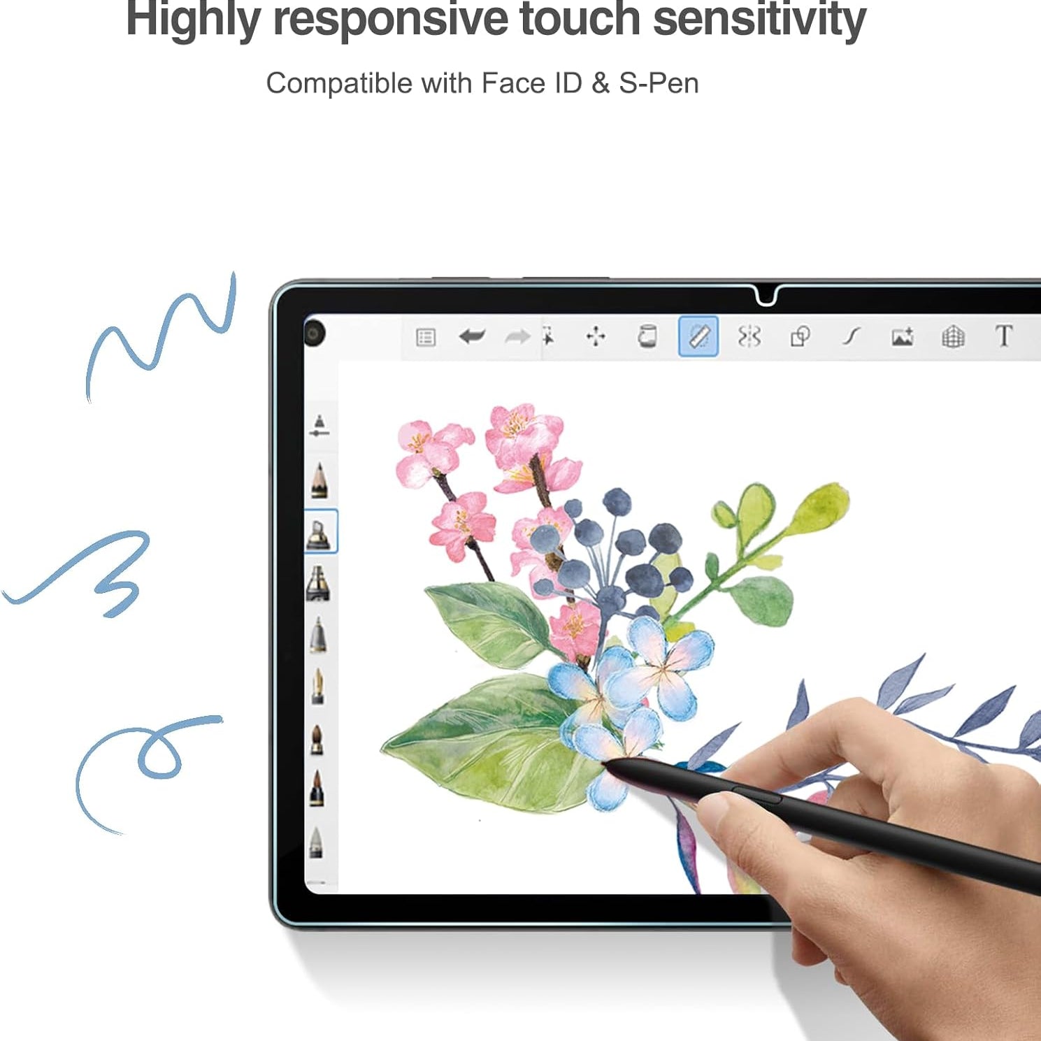 Screen Protector for Galaxy Tab S10 Lite / S10 FE 2025 / Tab S9 FE 5G 2023 / Tab S9 11 inch