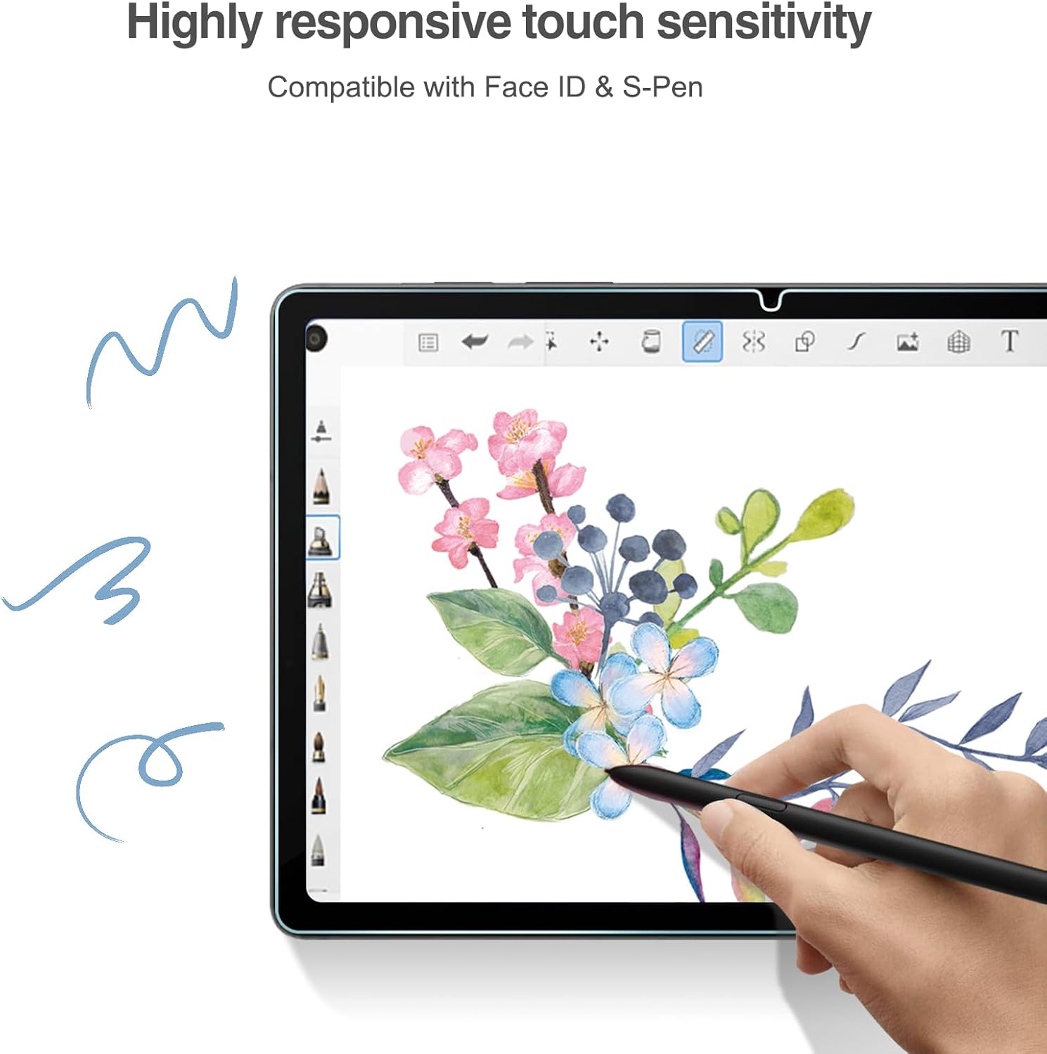 Screen Protector for Galaxy Tab S10 Lite / S10 FE 2025 / Tab S9 FE 5G 2023 / Tab S9 11 inch