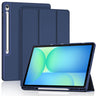 Galaxy Tab S10 FE Plus 2025 13.1" Smart Case with Soft TPU Back & S Pen Holder Navy