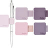Pen Loop Holder for Notebooks Journals Planners Tablet Case, Self Adhesive Leather Pencil Holder with Elastic Loop for Pens, Apple Pencil, Stylus Pen
