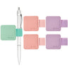 Self Adhesive Leather Pencil Holder with Elastic Loop for Pens, Apple Pencil, Stylus Pen 