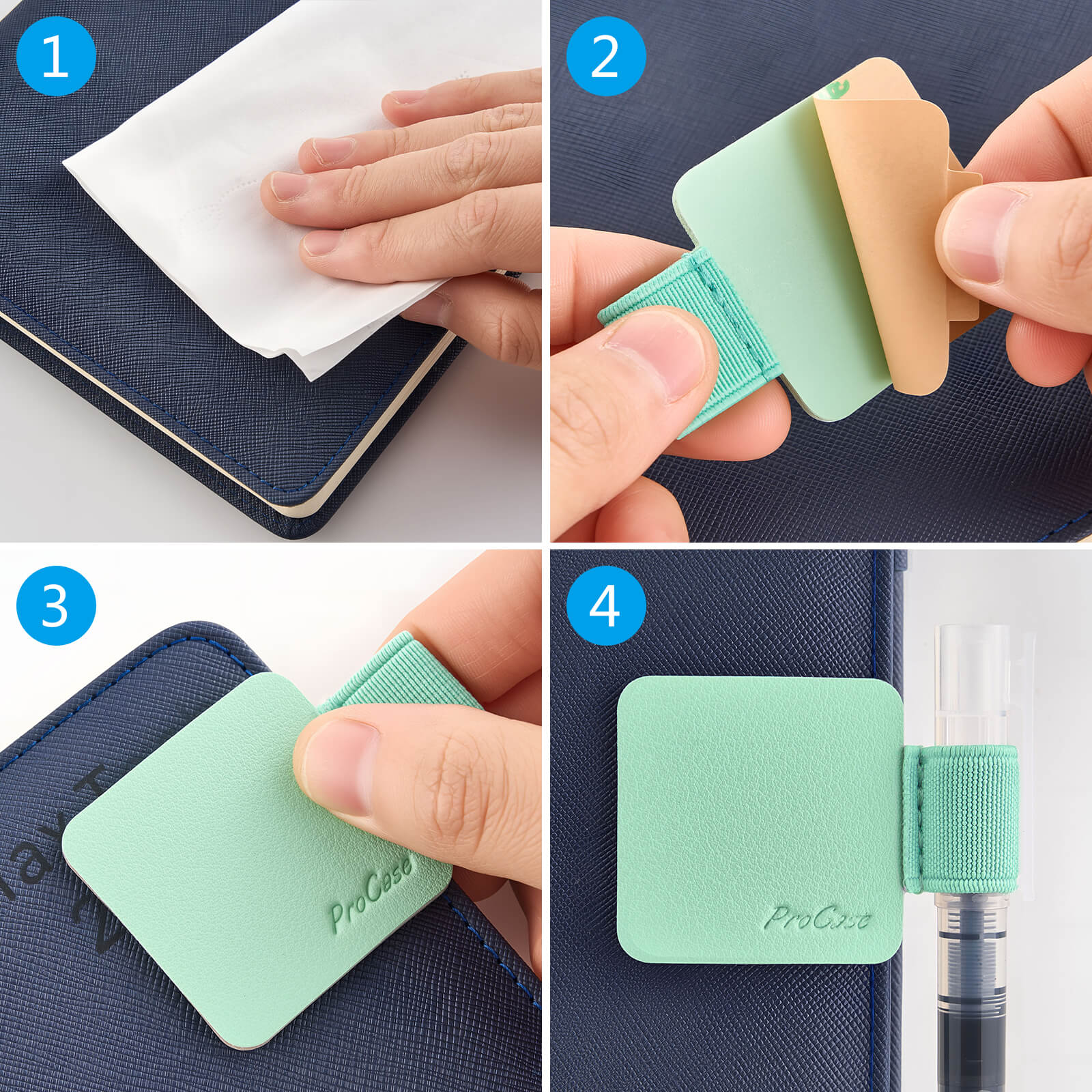 Pen Loop Holder for Notebooks Journals Planners Tablet Case