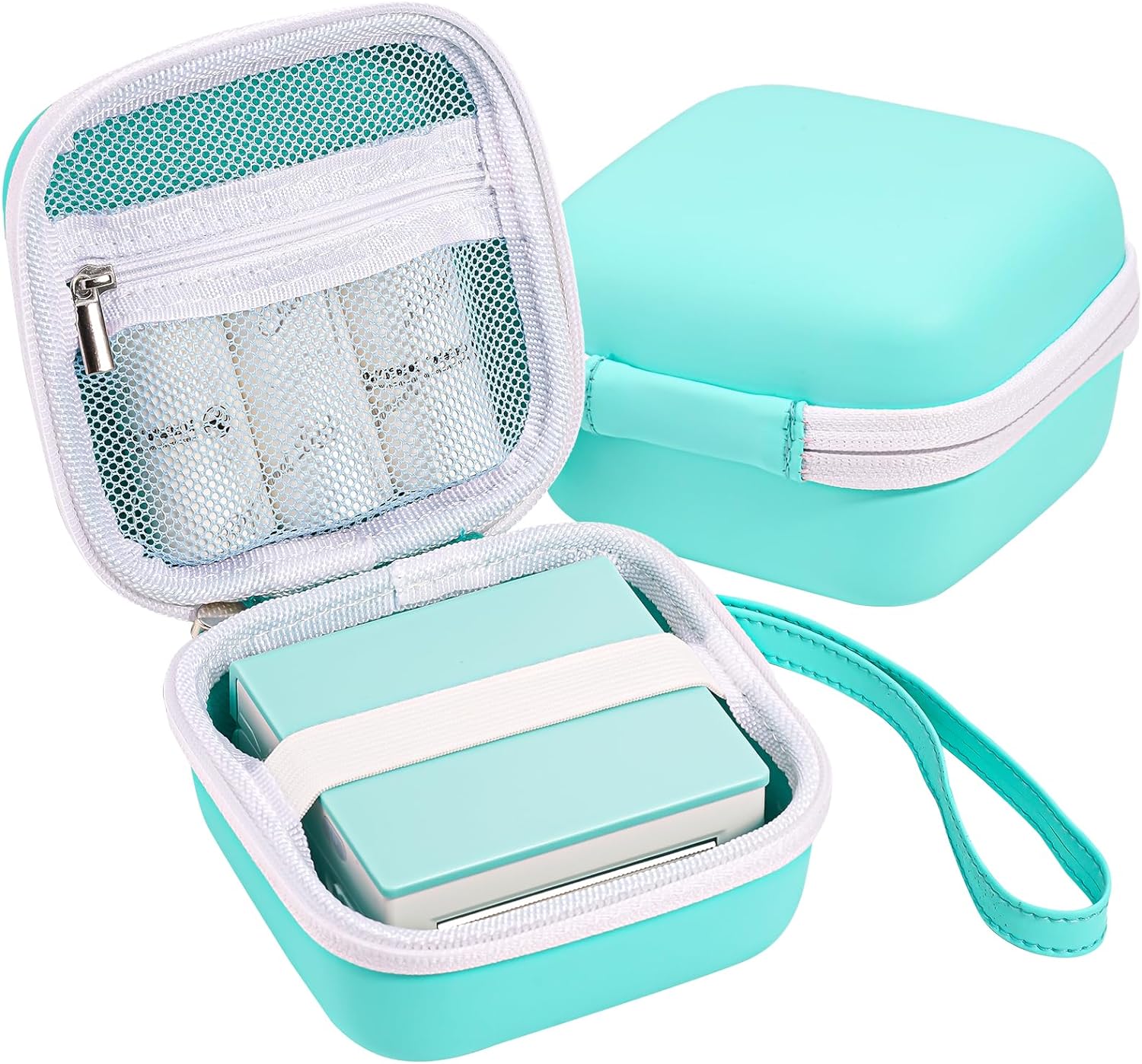 ProCase Carrying Case for Sticker Printer Phomemo M02 P12 Memoking T02 Blue
