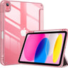 iPad (A16) 11th 2025/ 10th Hybrid pink Case with Pencil Holder 