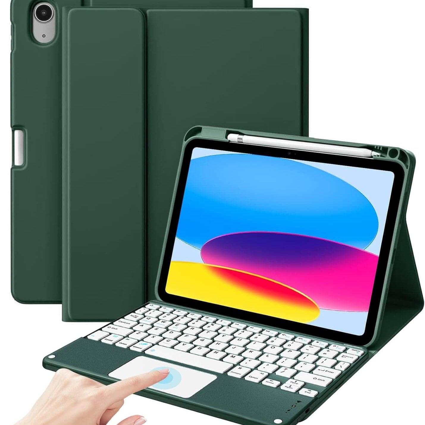 ProCase Folio Cover Case for iPad 11th/10th Green