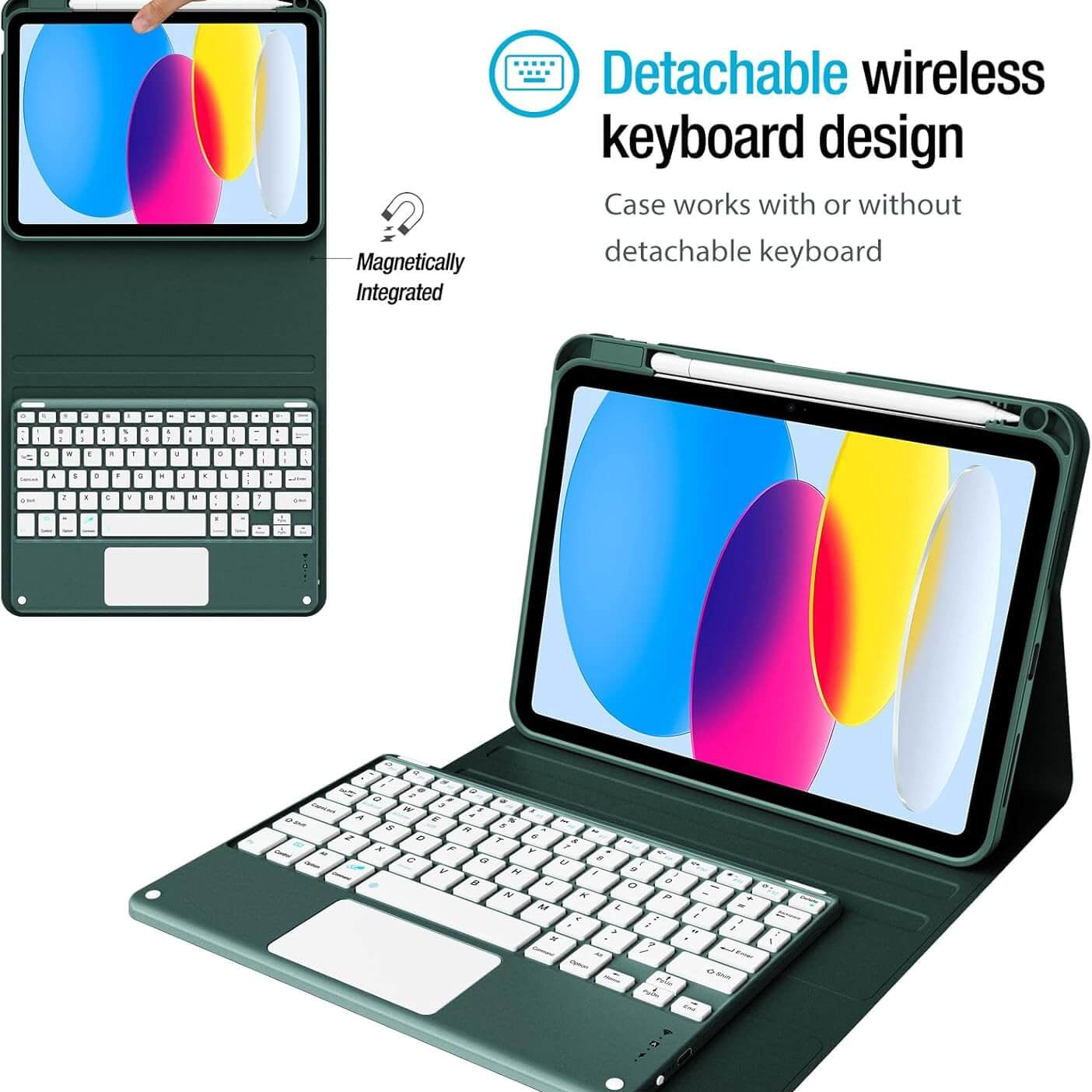 ProCase Folio Cover Case for iPad 11th/10th Green