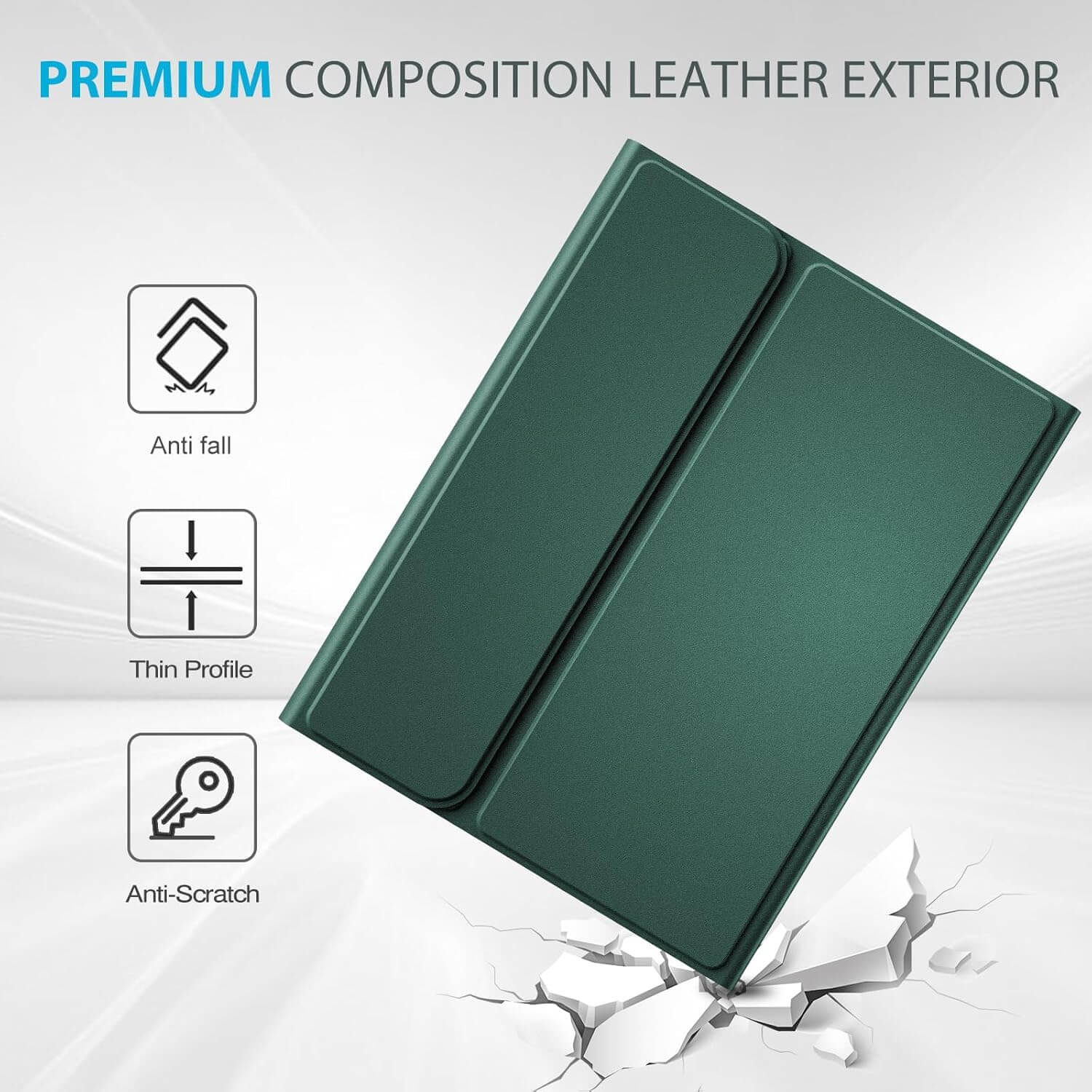 ProCase Folio Cover Case for iPad 11th/10th Green