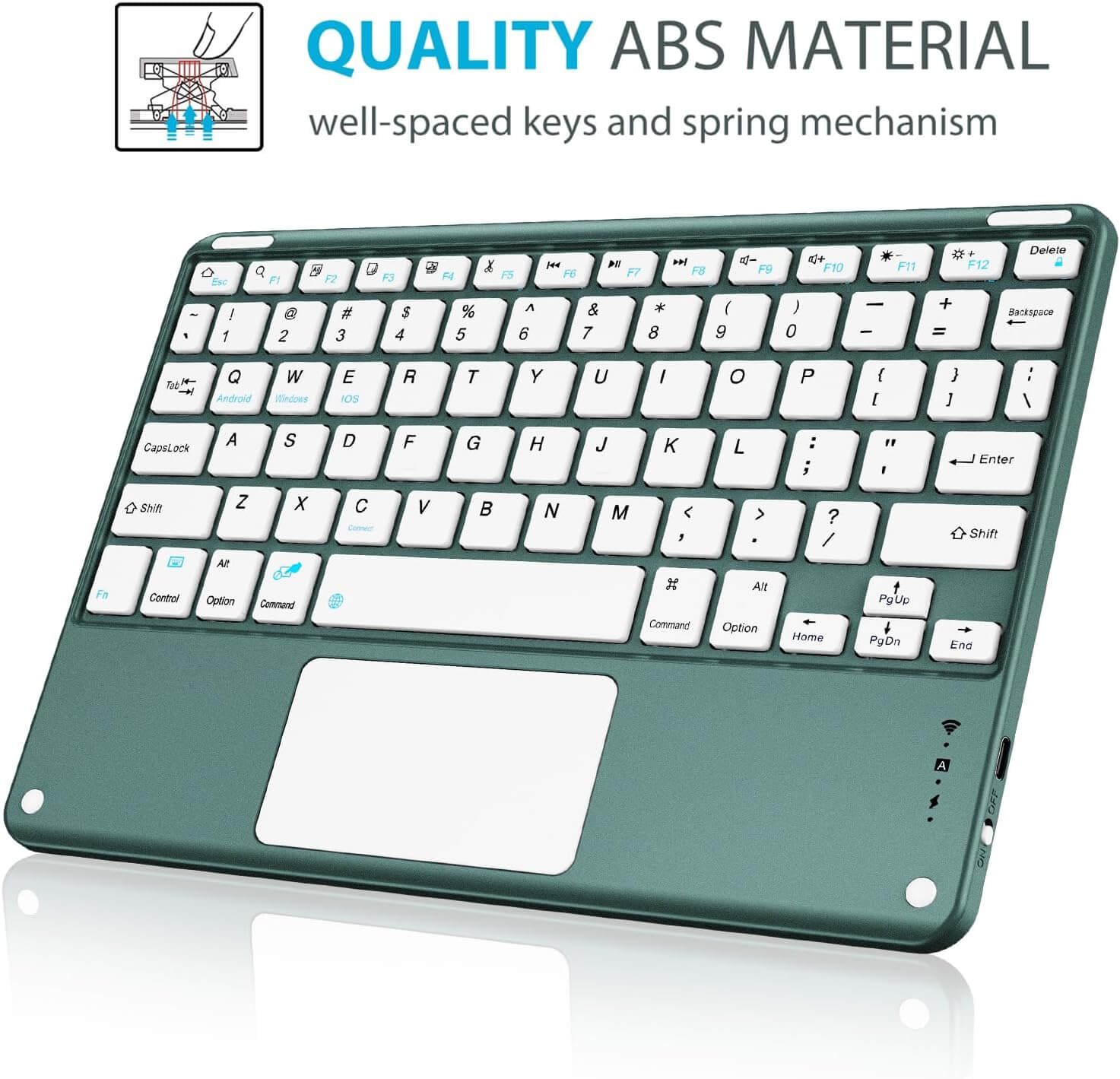 ProCase Folio Cover Case for iPad 11th/10th Green