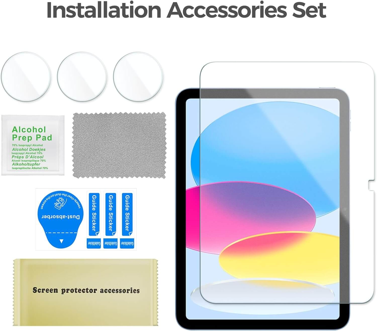 ipad 10th protective case with camera lens protectors