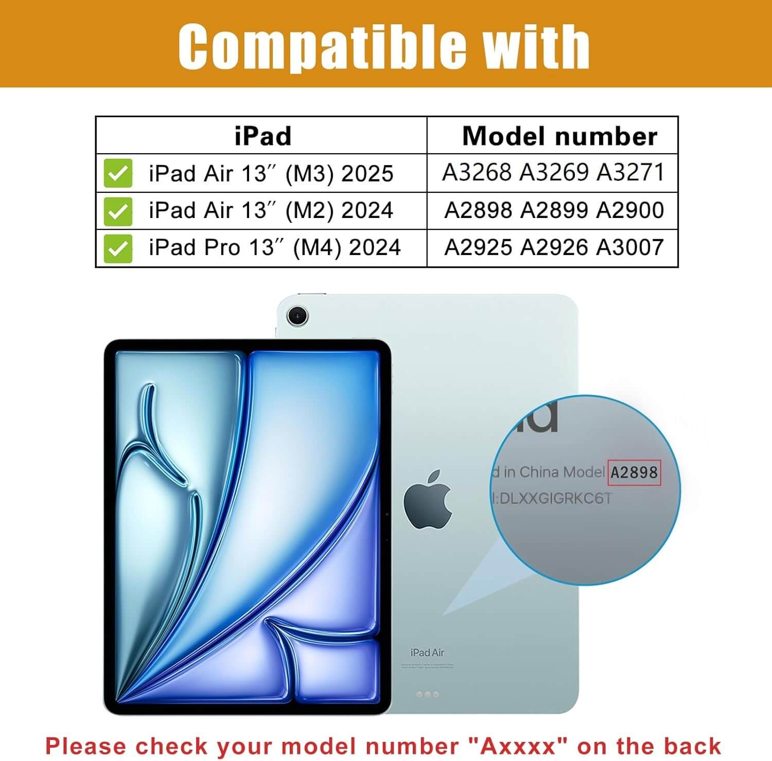 iPad screen protector for iPad Air 13 inch M3 2025/M2 2024/iPad Pro 13 inch M4 2024