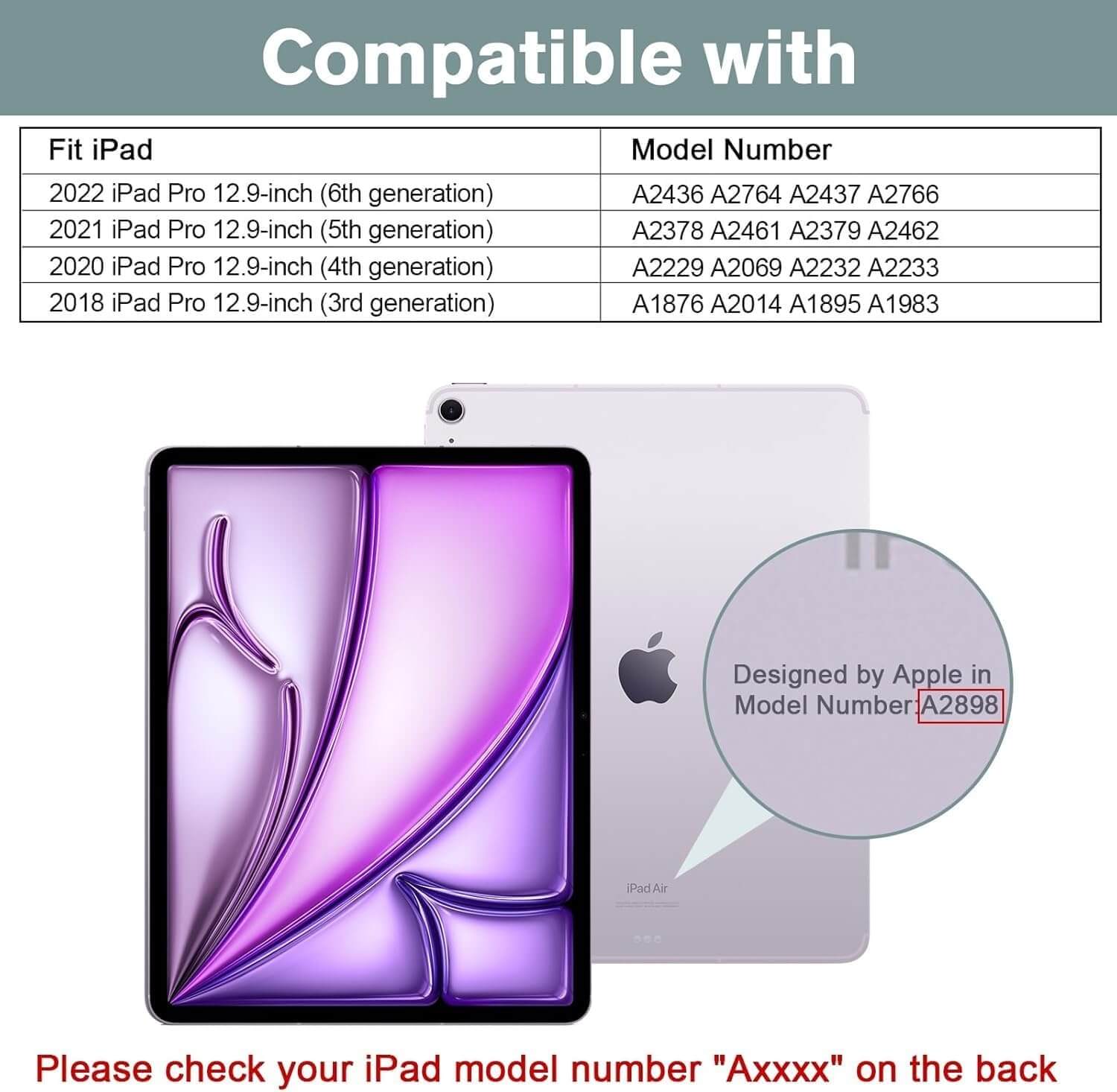 Screen protector for iPad Pro 12.9 inch