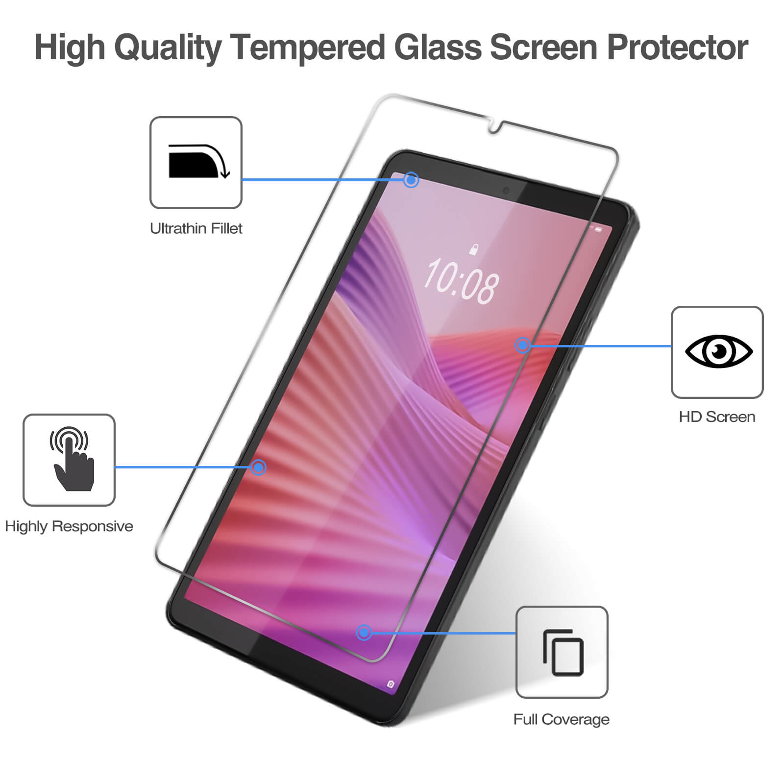 Screen Protector for Lenovo Tab One / K9 8.7 Inch 2025