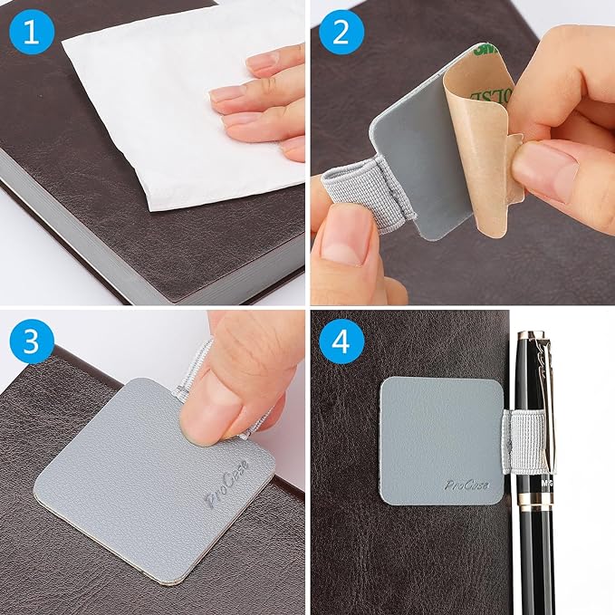 ProCase Pen Loop Holder for Notebooks Journals Planners Tablet Case