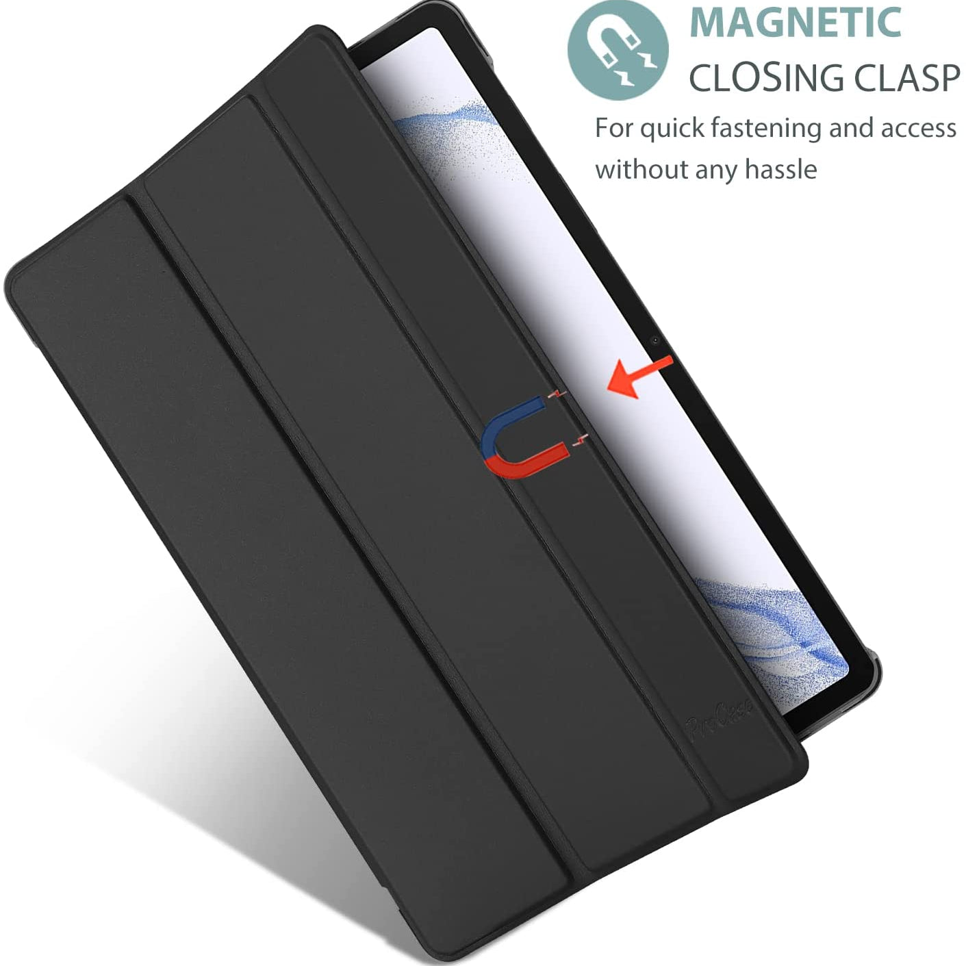 Galaxy Tab A8 10.5 2022 X200 Black Case Mafnetic