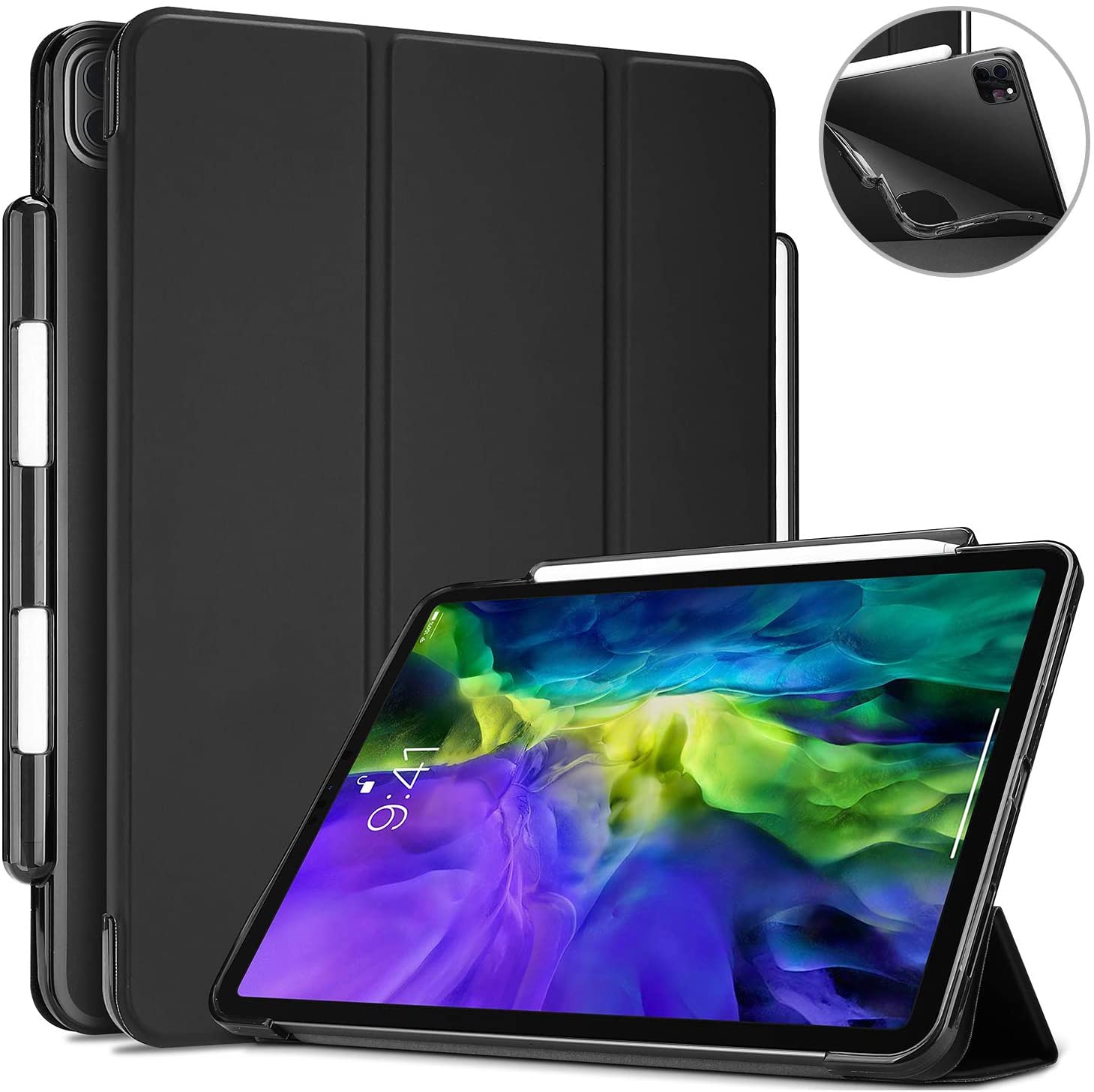 iPad Pro 11 2nd 2020/1st Generation 2018 Slim Case with pencil holder