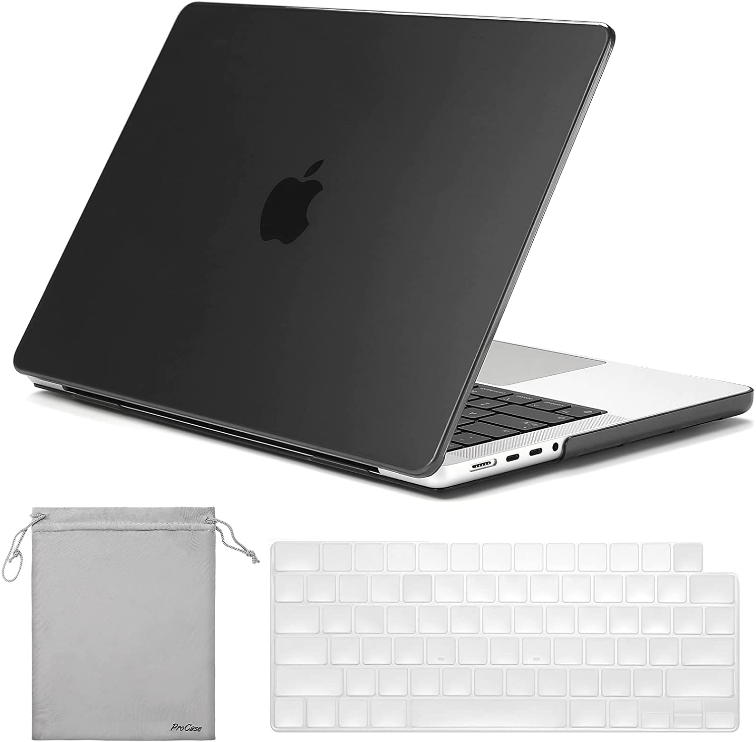 MacBook Pro 16" 2021-2023 Hard Shell Case with Keyboard Skin & Storage Bag