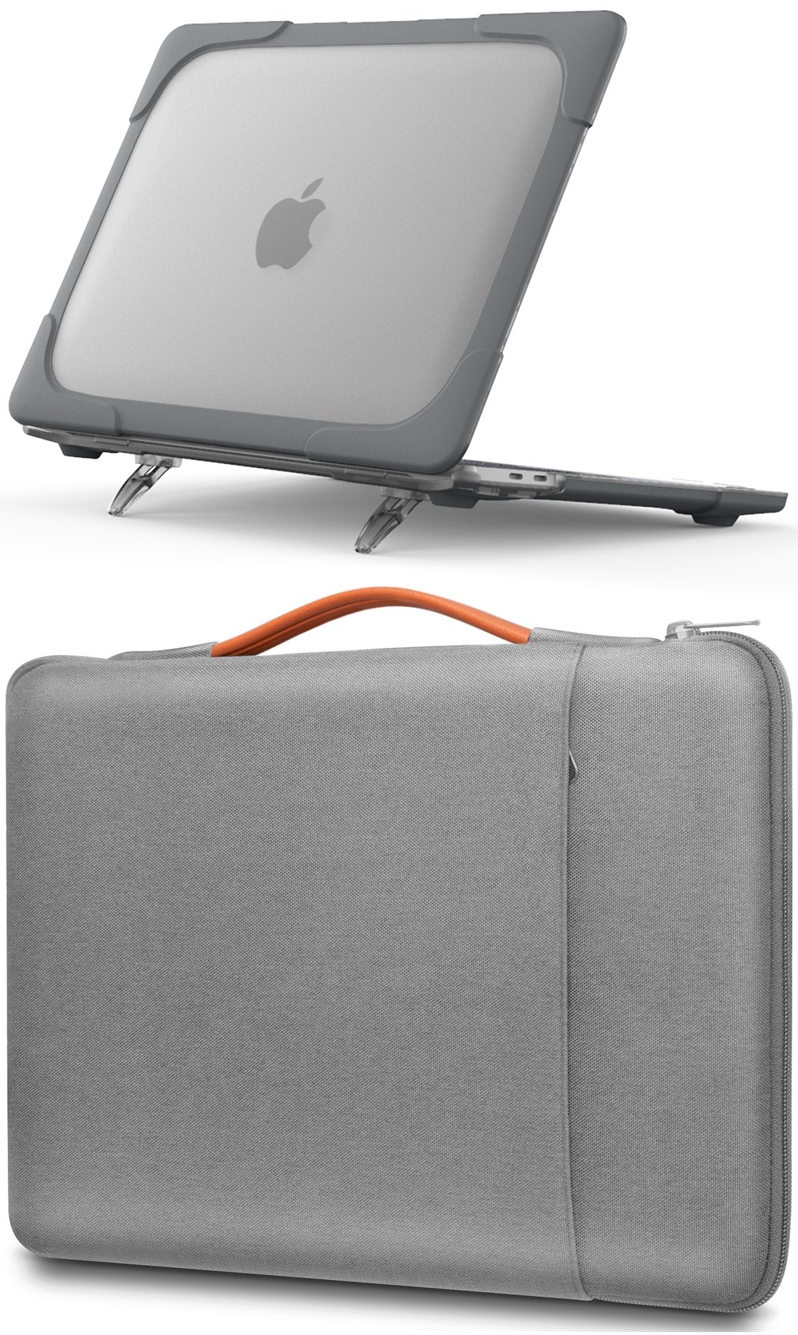 MacBook Pro 13 Inch Hard Shell Case A2289 + Black Sleeve Bag | ProCase grey