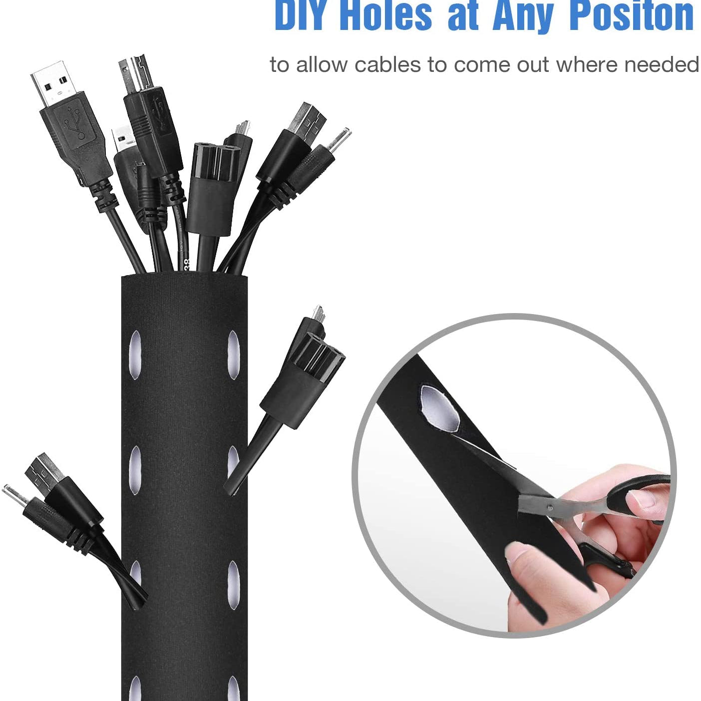 Cable Management Sleeve Wrap