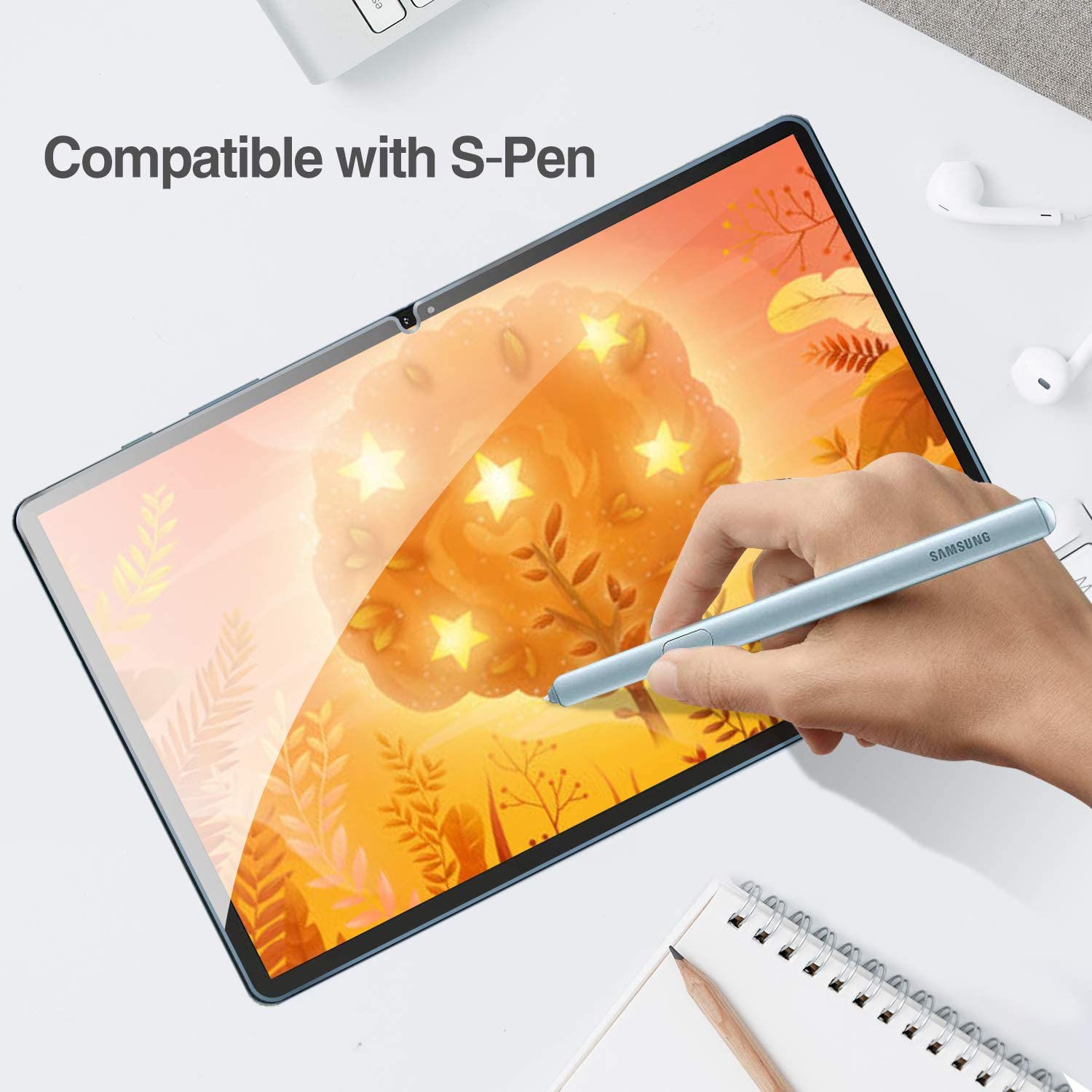 samsung galaxy tab s8+​ screen protector