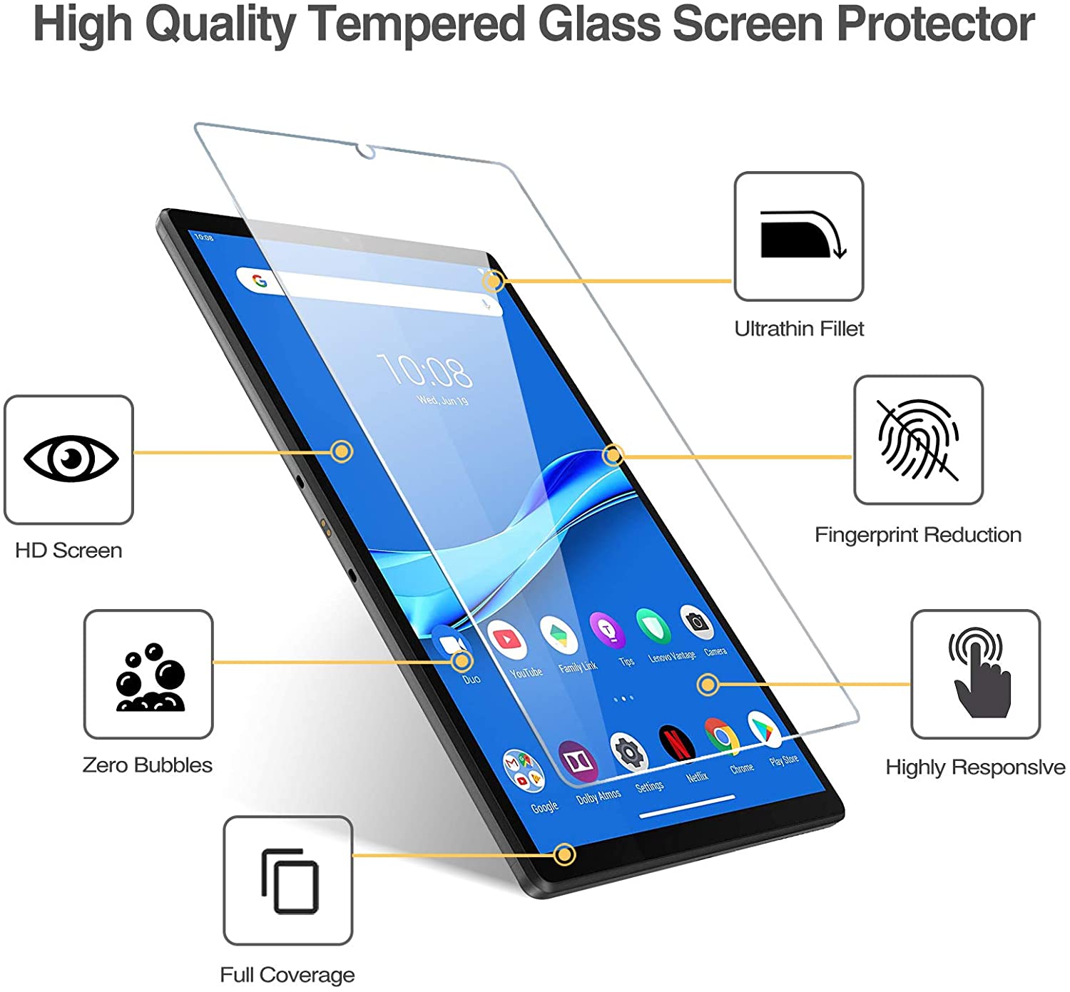 Lenovo Tab M10 screen protector