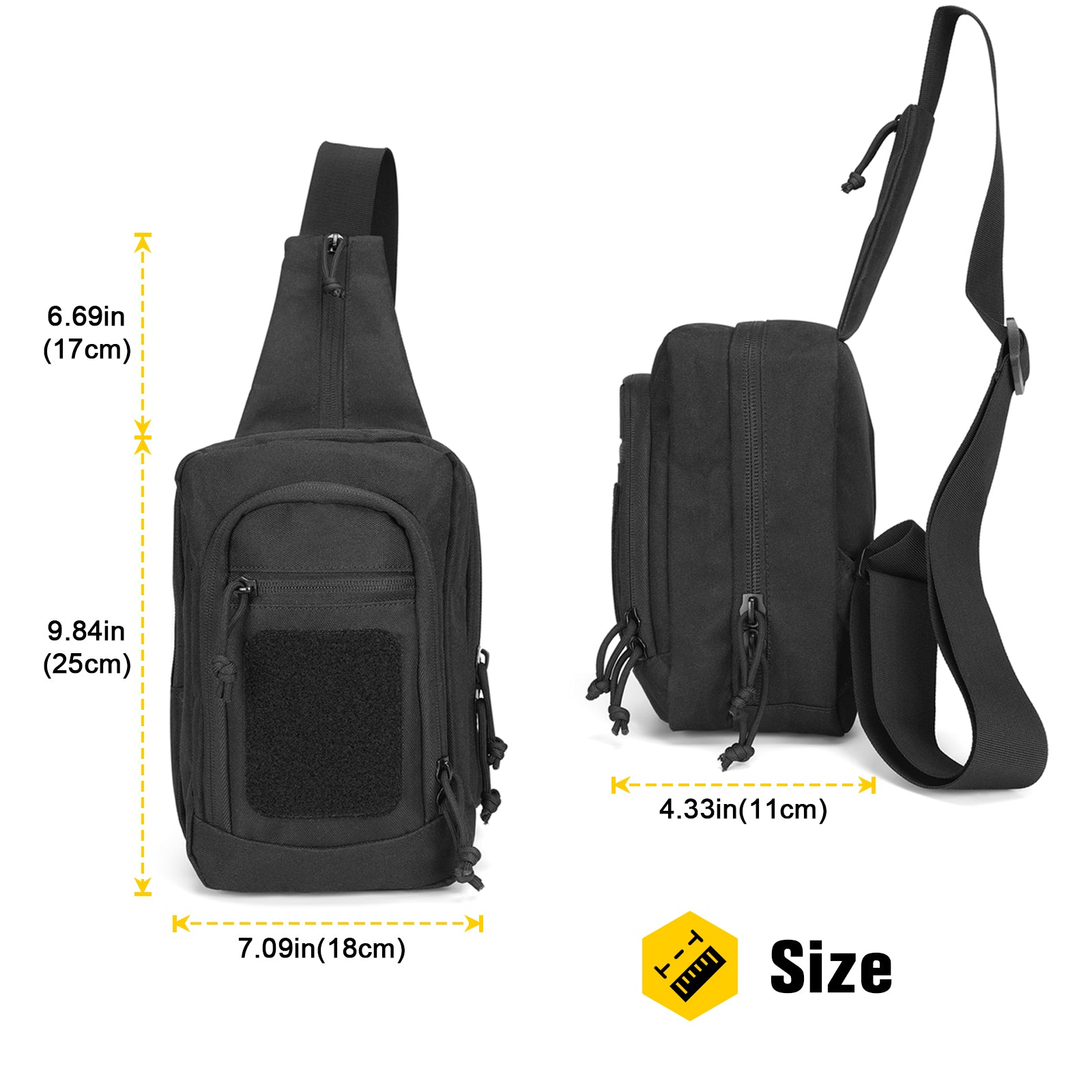 Tactical Pistol Concealed Carry Sling Bag