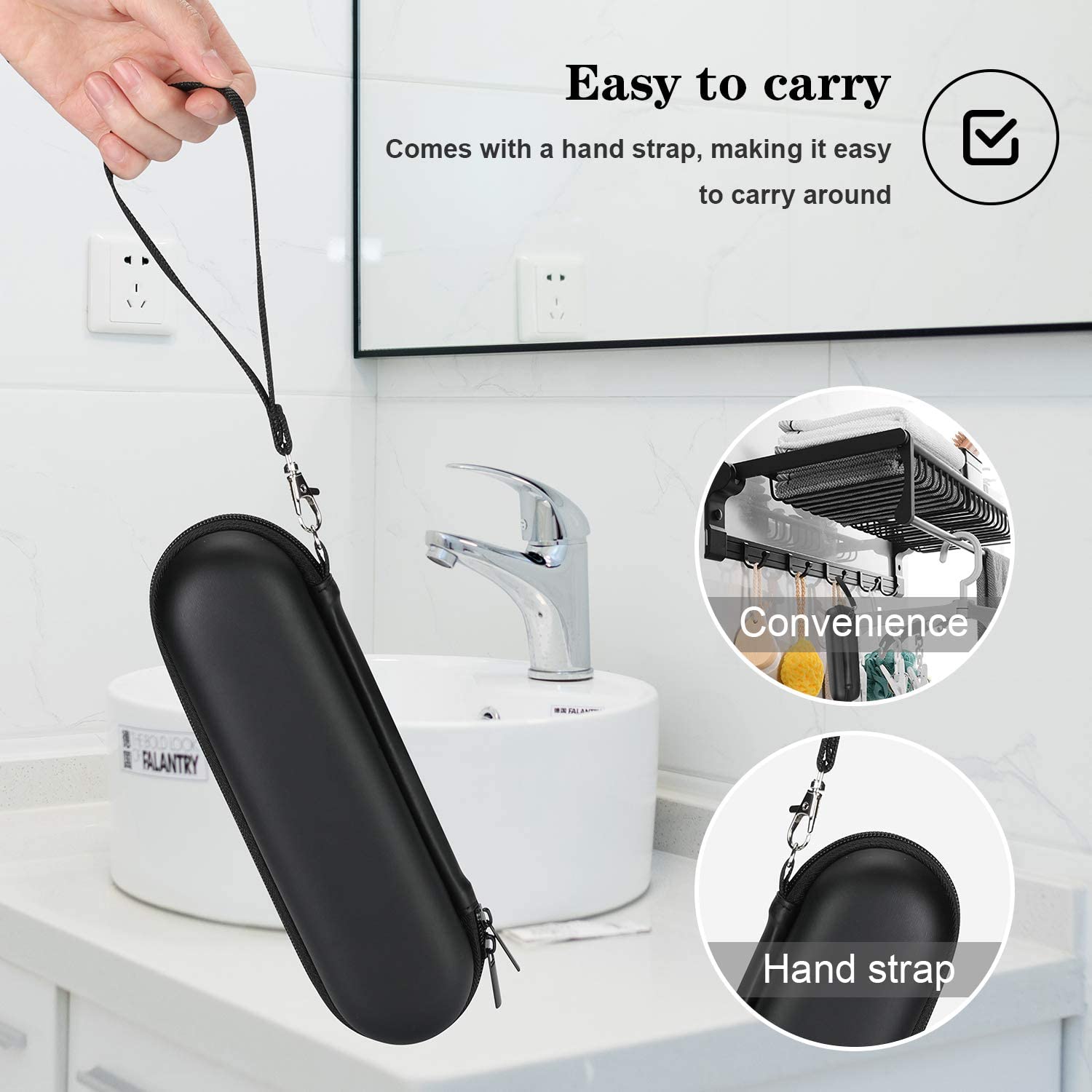Travel Carrying Case for Electric Toothbrush