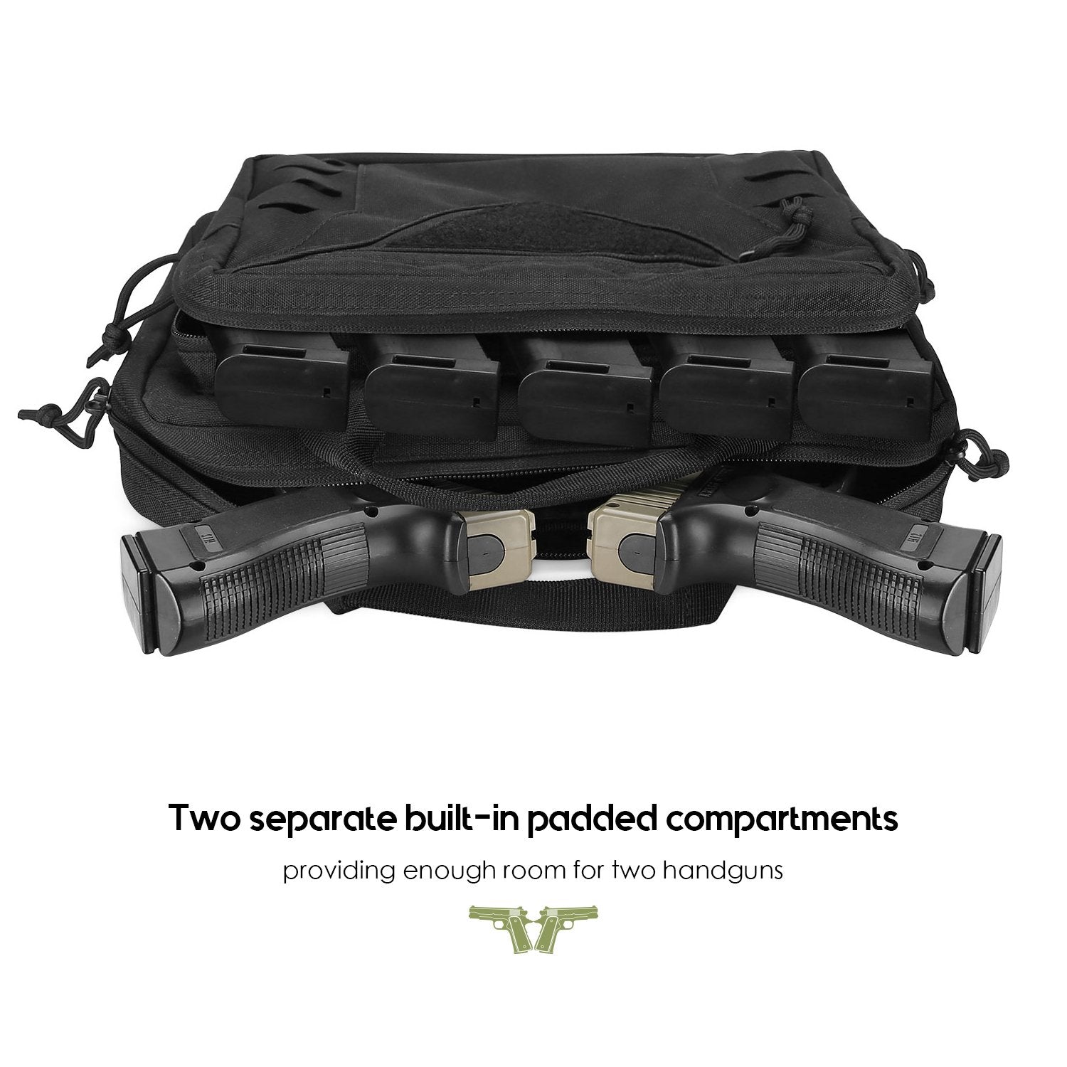 Tactical Gun Carrying Bag for 2 Handguns | ProCase