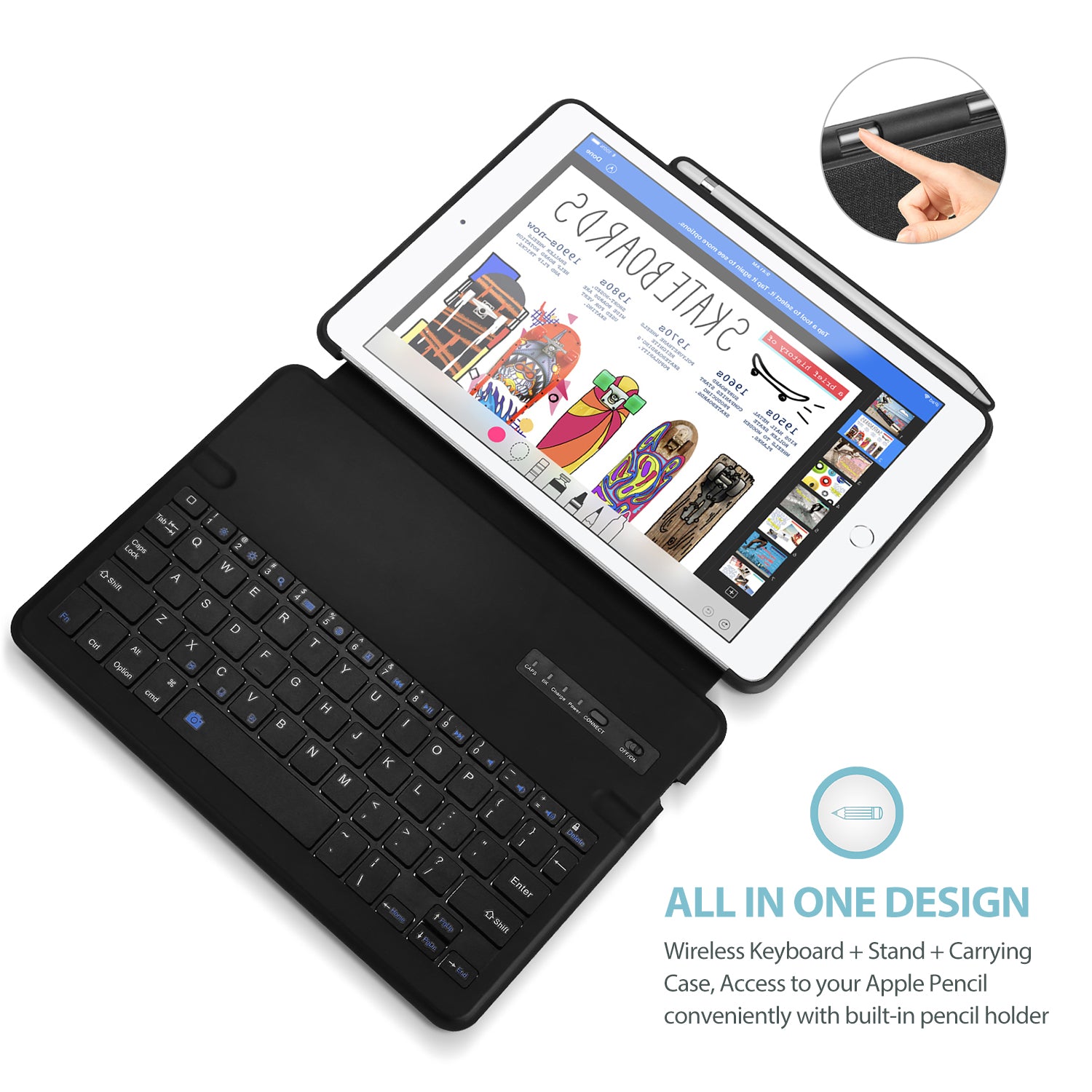 ipad air keyboard case ipad pro case with keyboard